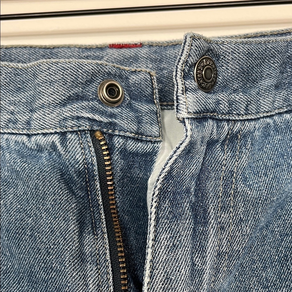 VINTAGE Lee Denim Cargo Pants - Picture 8 of 11